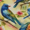 Blue Indigo Bunting Birds Diamond Painting