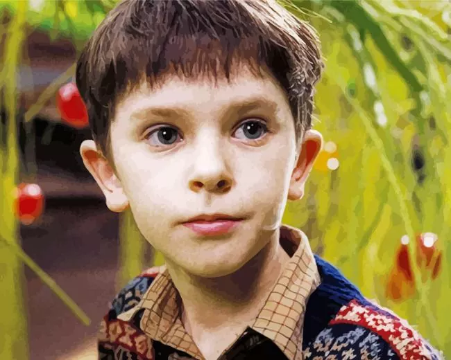 charlie bucket character Diamond With Numbers Charlie Bucket Character Diamond Painting