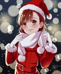 Christmas Misaka Mikoto Diamond Painting