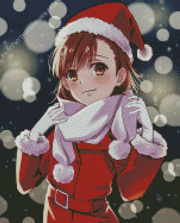 christmas Misaka Mikoto Diamond Dotz Christmas Misaka Mikoto Diamond Painting