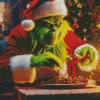 Christmas Grinch Art Diamond Painting