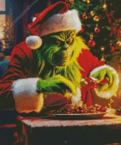 Christmas Grinch Art Diamond Painting