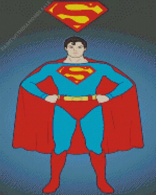 Christopher Reeve Superman Diamond Painting