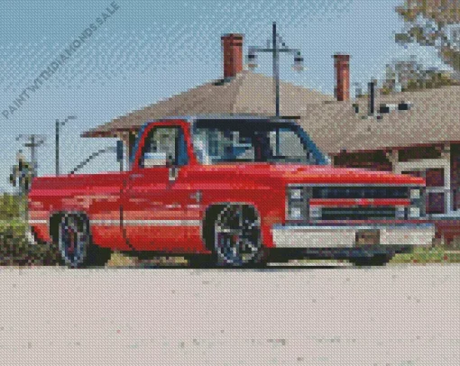 Classic Chevy Truck Diamond Painting