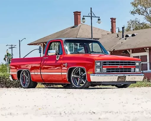 Classic Chevy Truck Diamond Painting