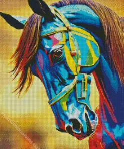 Colorful Arabian Horse Diamond Painting