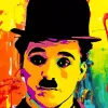 Colorful Charlie Chaplin Diamond Painting