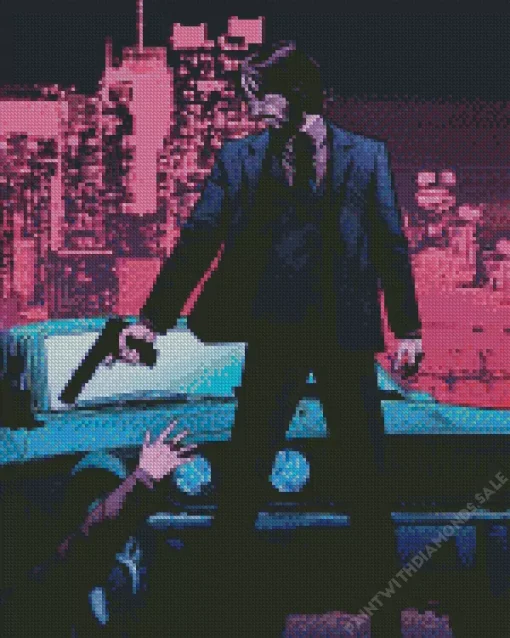 Cool Art John Wick Diamond Painting