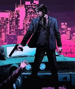 Cool Art John Wick Diamond Painting