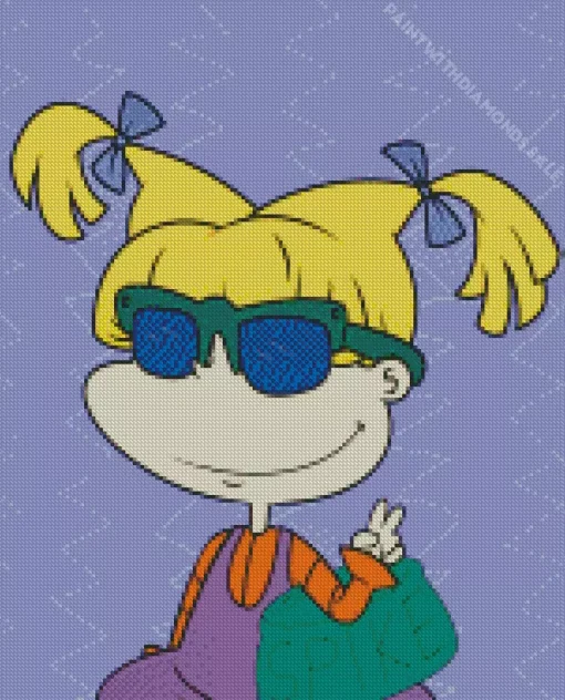 Cute Angelica Pickles Rugrats Diamond Painting