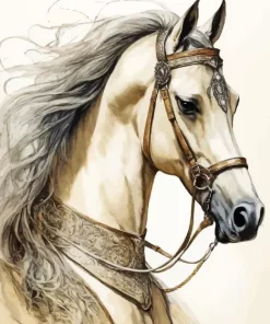 Cute Arabian Horse Diamond Painting