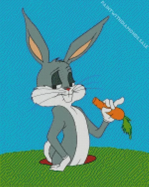 Cute Bugs Bunny Diamond Painting