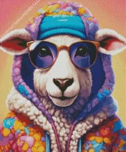 Cute Sheep Art Diamond Painting