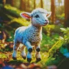 Cute Little Sheep Diamond Painting