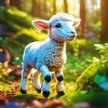 Cute Little Sheep Diamond Painting