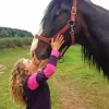 Cute Little Girl And Shire Horse Diamond Painting