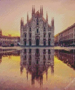 Duomo Di Milano Reflection Diamond Painting