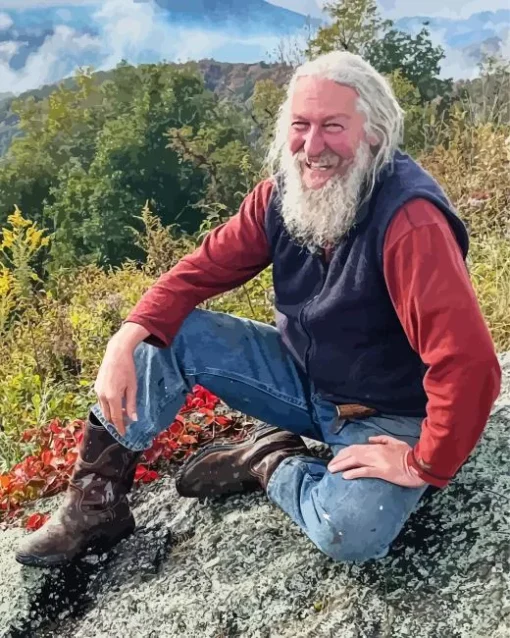 Eustace Conway In Mountain Men Diamond Painting