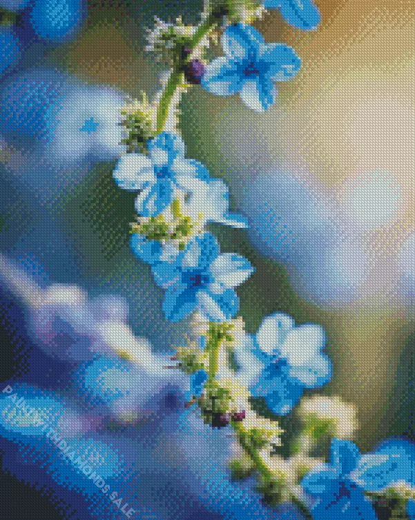 floral Bluebonnet branch Diamond Dotz Floral Bluebonnet Branch Diamond Painting