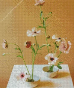 Floral Ikebana Plant Diamond Painting