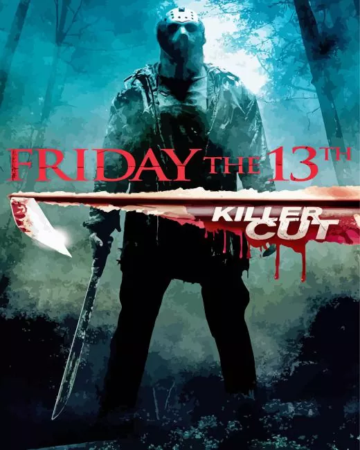 friday the 13th poster Diamond Paintings Friday The 13th Poster Art Diamond Painting