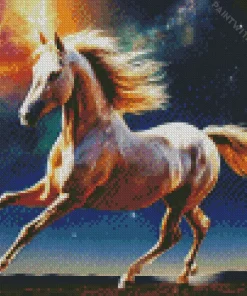 Galaxy Arabian Horse Diamond Painting