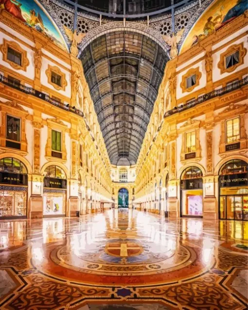 Galleria Vittorio Emanuele II Milan Diamond Painting