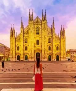 Girl In Milan Diamond Painting