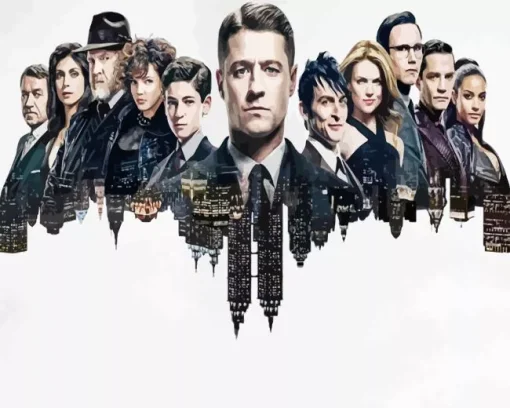 Gotham Characters Poster Diamond Painting