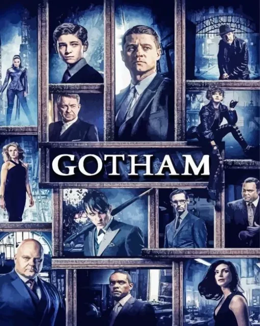 Gotham Poster Diamond Painting