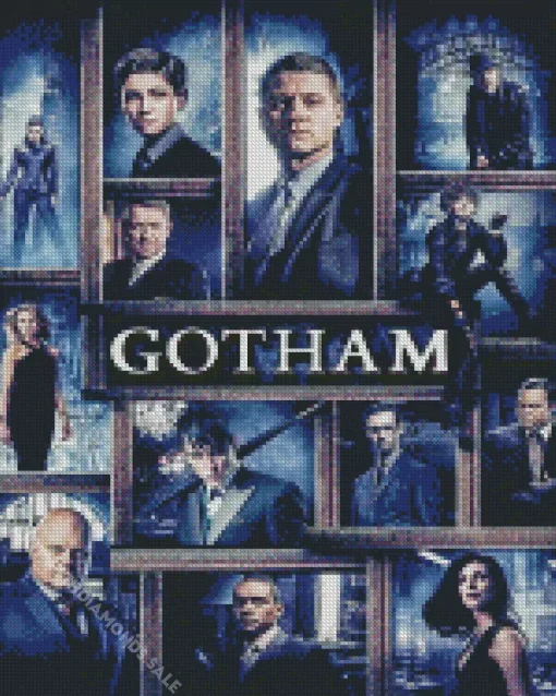 Gotham Poster Diamond Painting