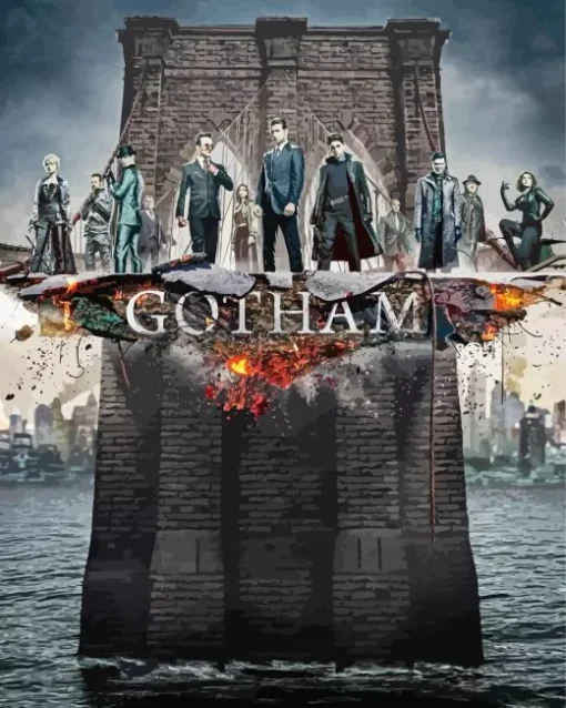 Gotham Serie Poster Diamond Painting