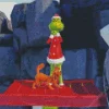 Grinch Santa Diamond Painting