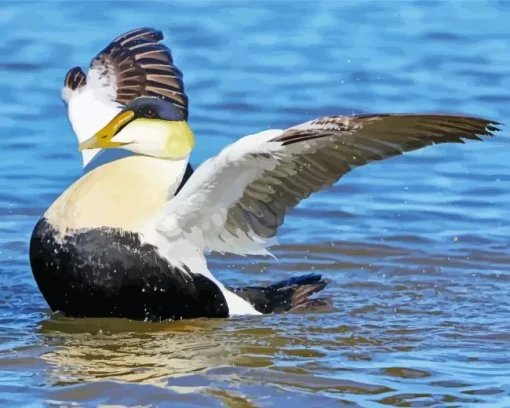 Happy Common Eider Diamond Painting