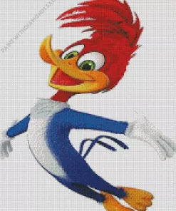 Happy Woody Woodpecker Diamond Painting