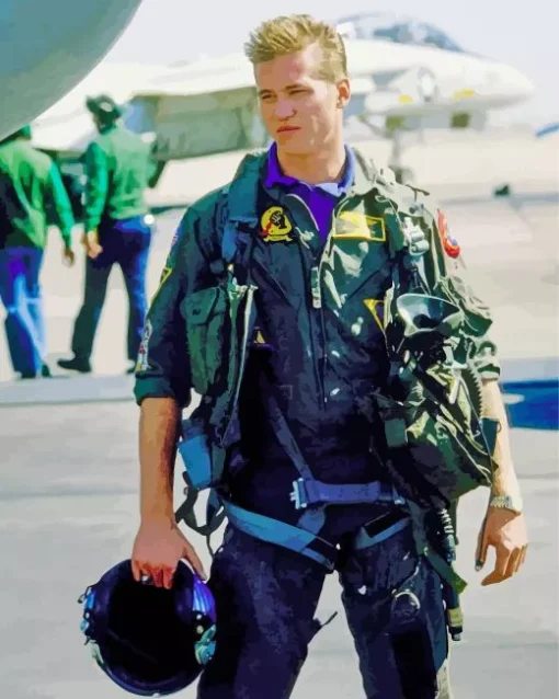 Iceman Top Gun Diamond Painting