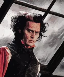 Iconic Johnny As Sweeney Todd Diamond Painting