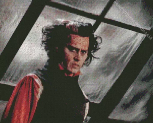 Iconic Johnny As Sweeney Todd Diamond Painting