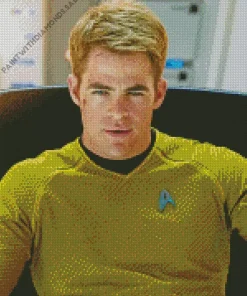 James T Kirk Diamond Painting