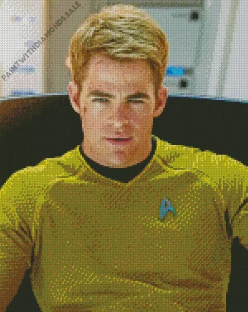 James T Kirk Diamond Painting