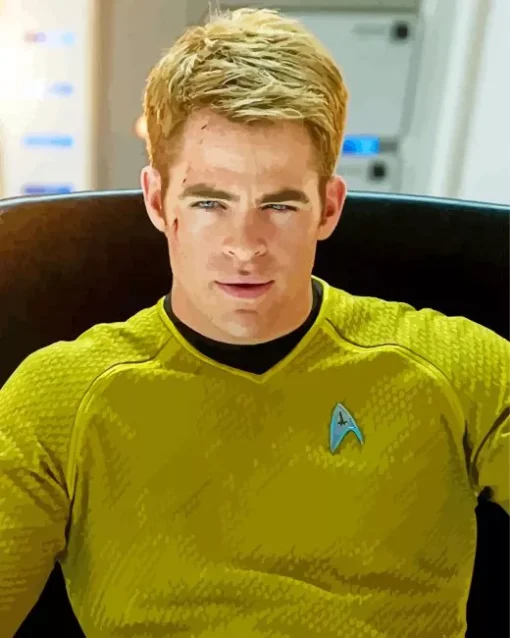 James T Kirk Diamond Painting