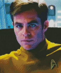 James T Kirk Character Diamond Painting