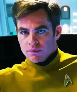 James T Kirk Character Diamond Painting