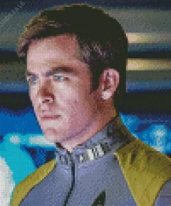 James T Kirk In Star Trek Diamond Painting