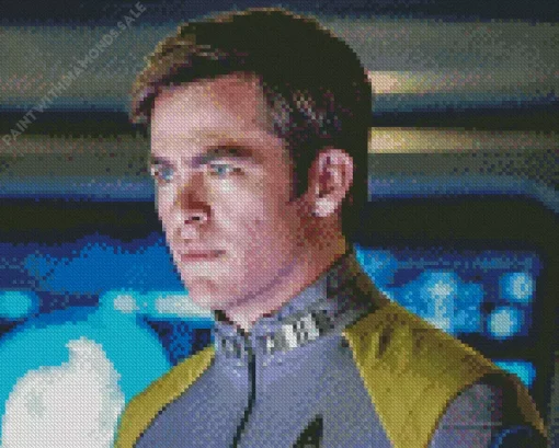 James T Kirk In Star Trek Diamond Painting