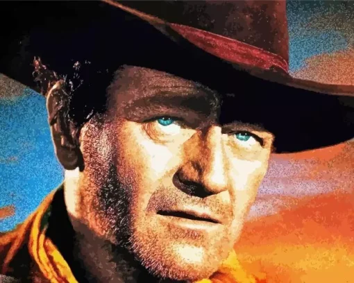 John Wayne As Ethan Edwards In The Searchers Diamond Painting