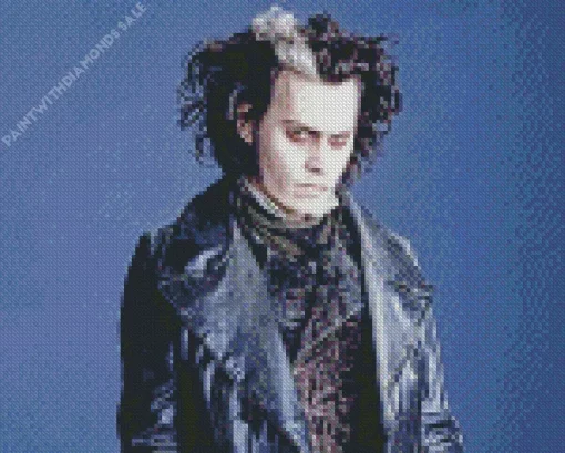 Johnny As Sweeney Todd Diamond Painting