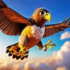 Lovely Falcon Diamond Painting