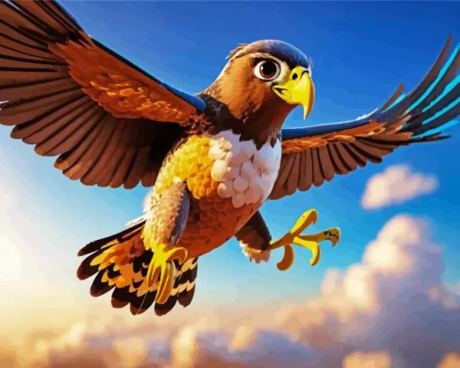 Lovely Falcon Diamond Painting