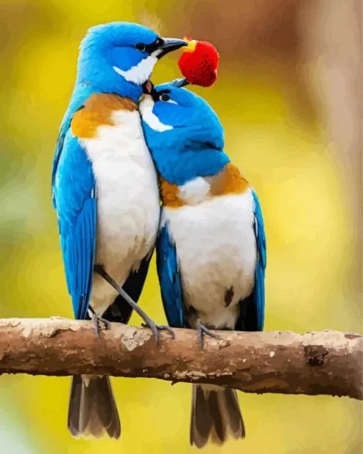 Lovely Lovebirds Diamond Painting